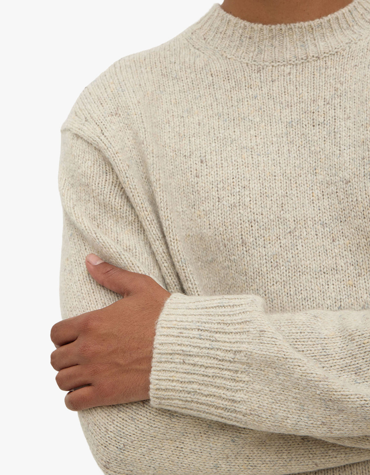 Lief Wool Blend Knit - Oat Marle
