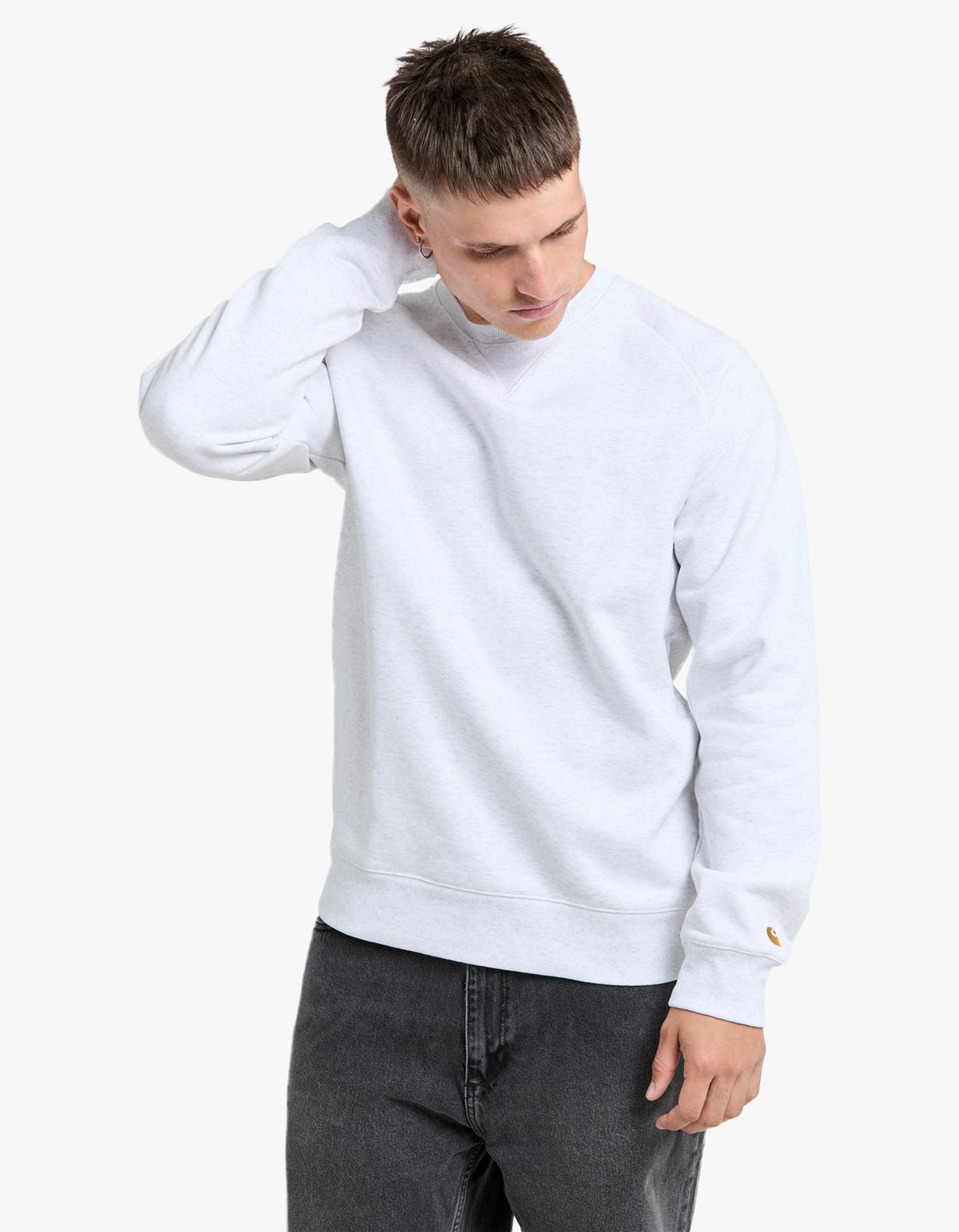 Chase Sweat - Ash Heather/Gold