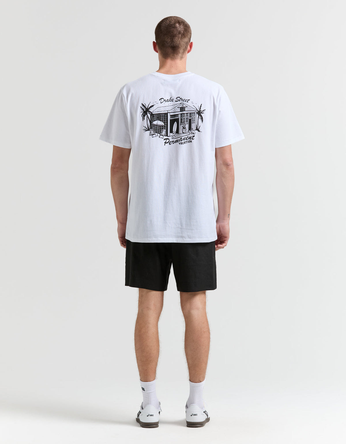 Permanent Vacation Tee - White