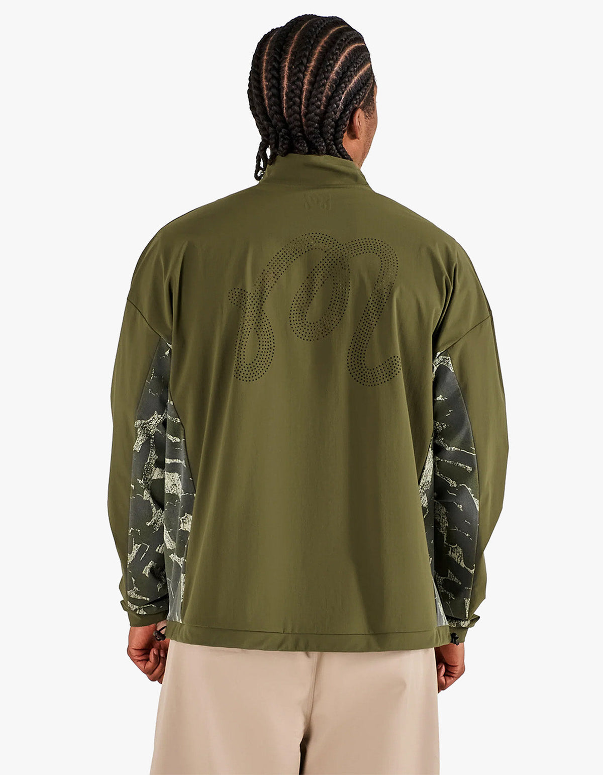 Tour Divot Camo Performance Shell Jacket - Bark Camo