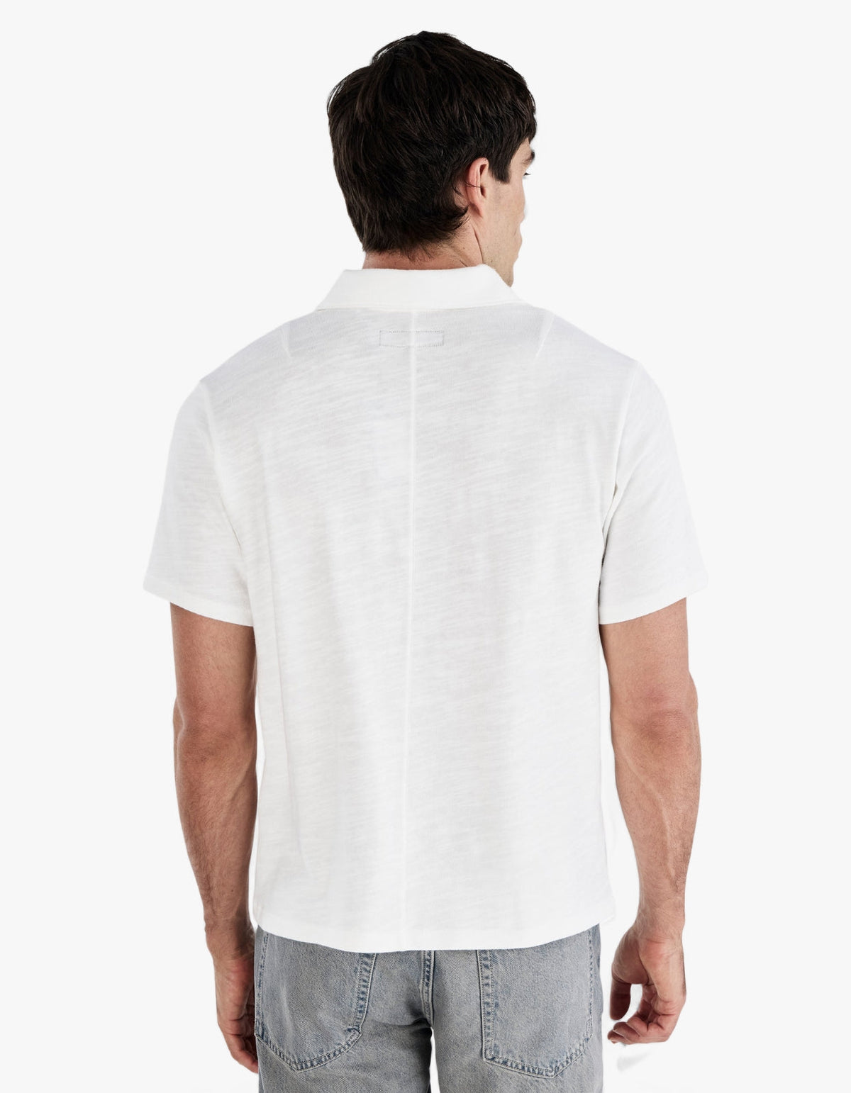 Classic Flame Polo - White