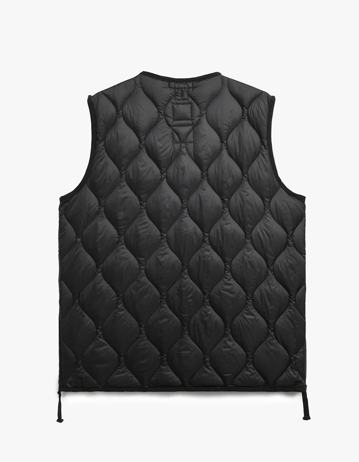 Soft Shell Military V Neck W Zip Down Vest - Black