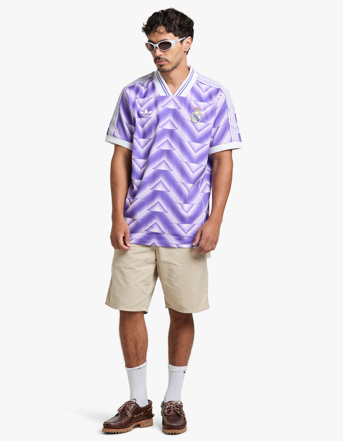Real Madrid Lifestyler Jersey - Purple Rush/White
