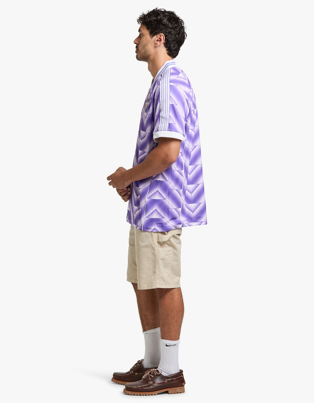 Real Madrid Lifestyler Jersey - Purple Rush/White