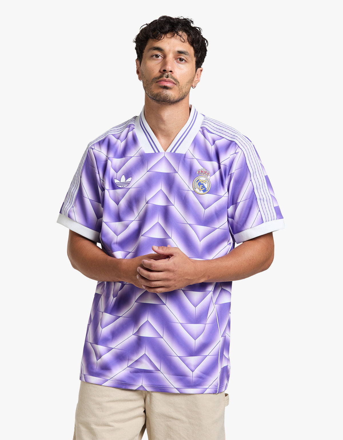 Real Madrid Lifestyler Jersey - Purple Rush/White