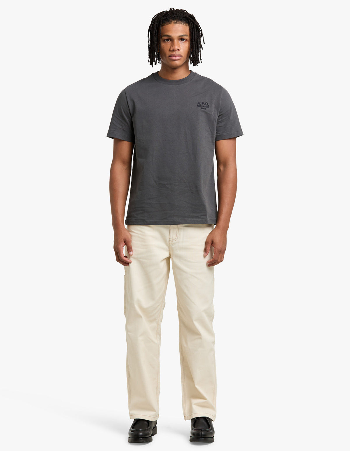 Standard Rue Madame GOTS T Shirt - Faux Black/Black