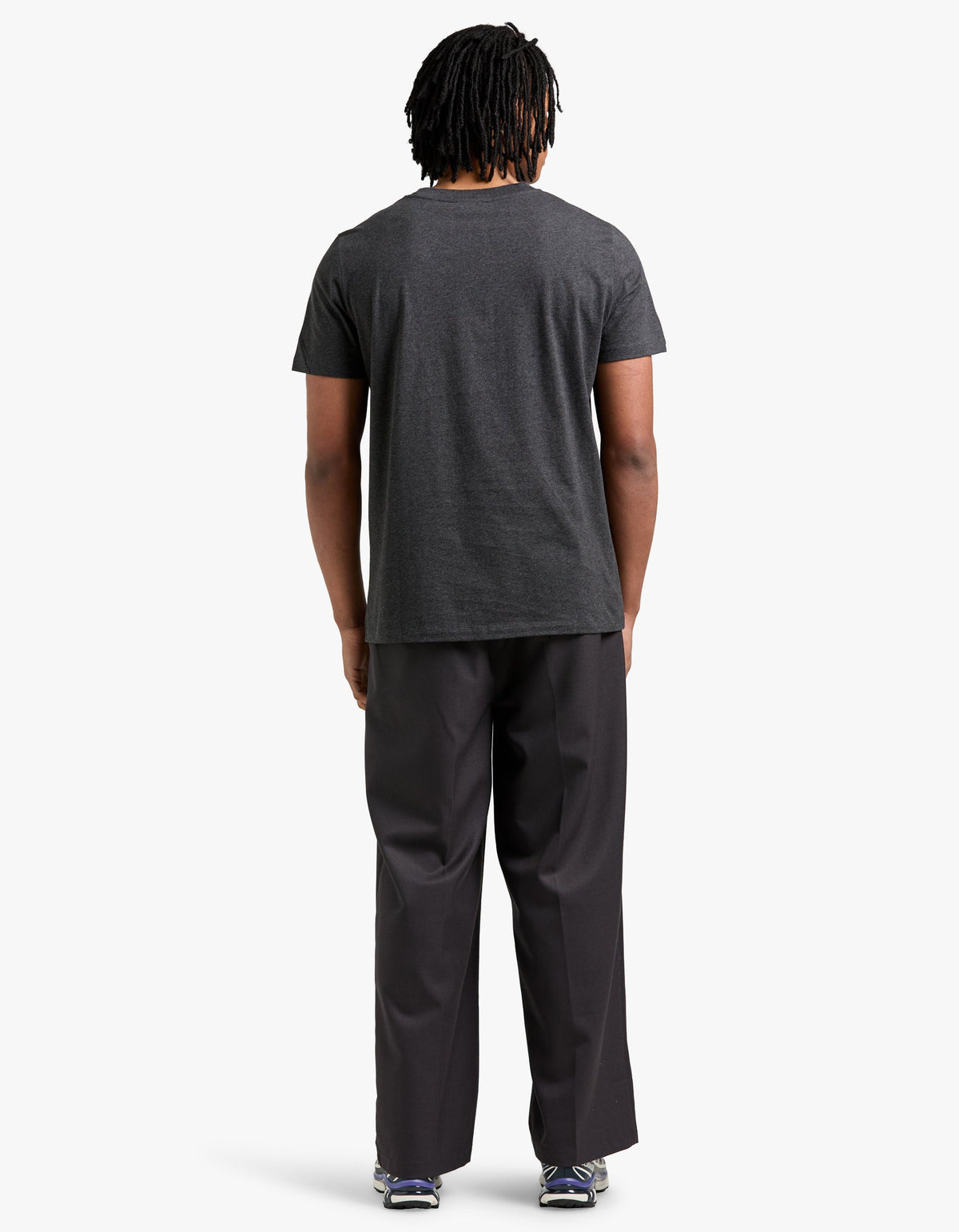 Standard Item GOTS T Shirt - Anthracite China/Blue