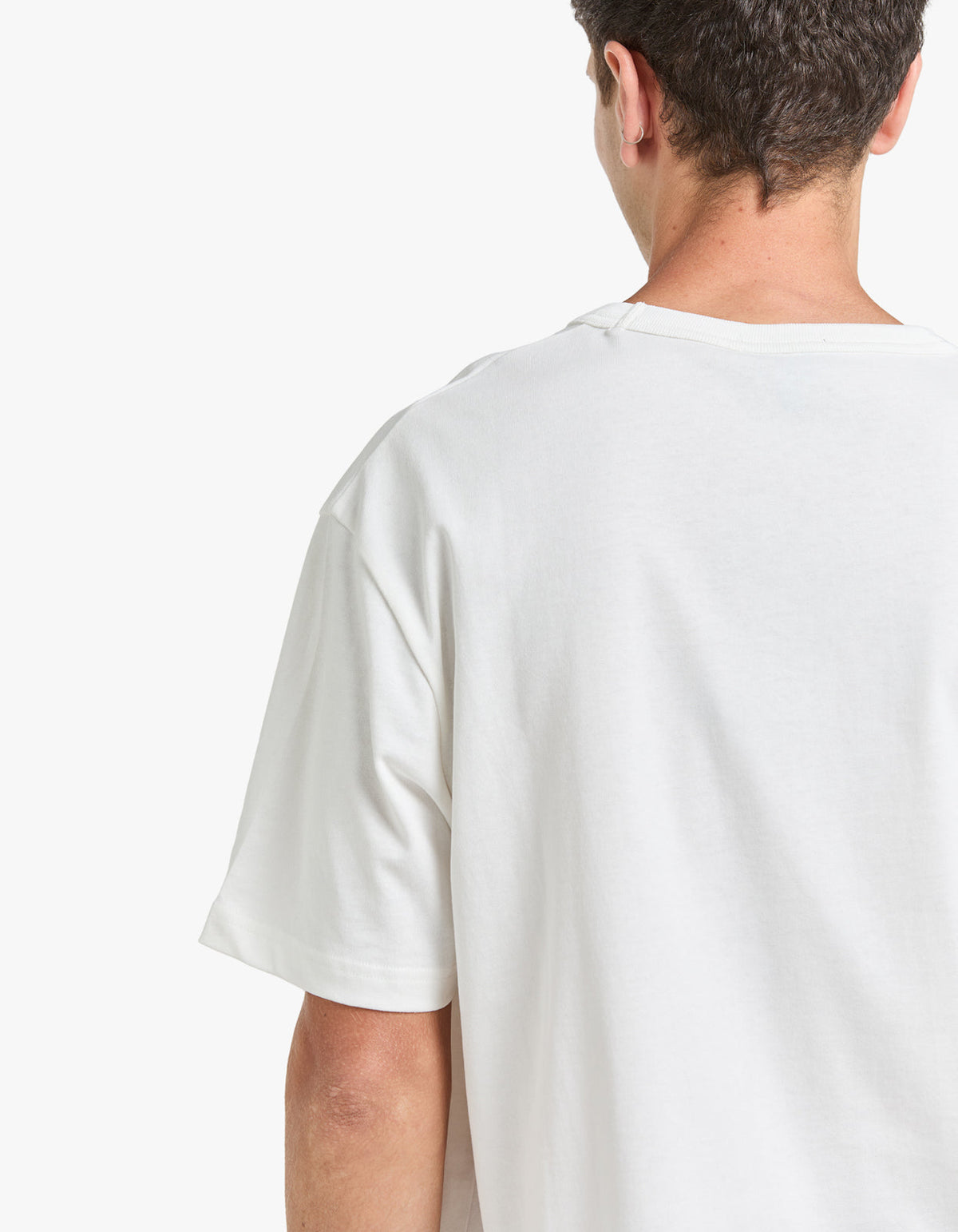 Boxy Petit VPC T Shirt - TAE White/Dark Navy
