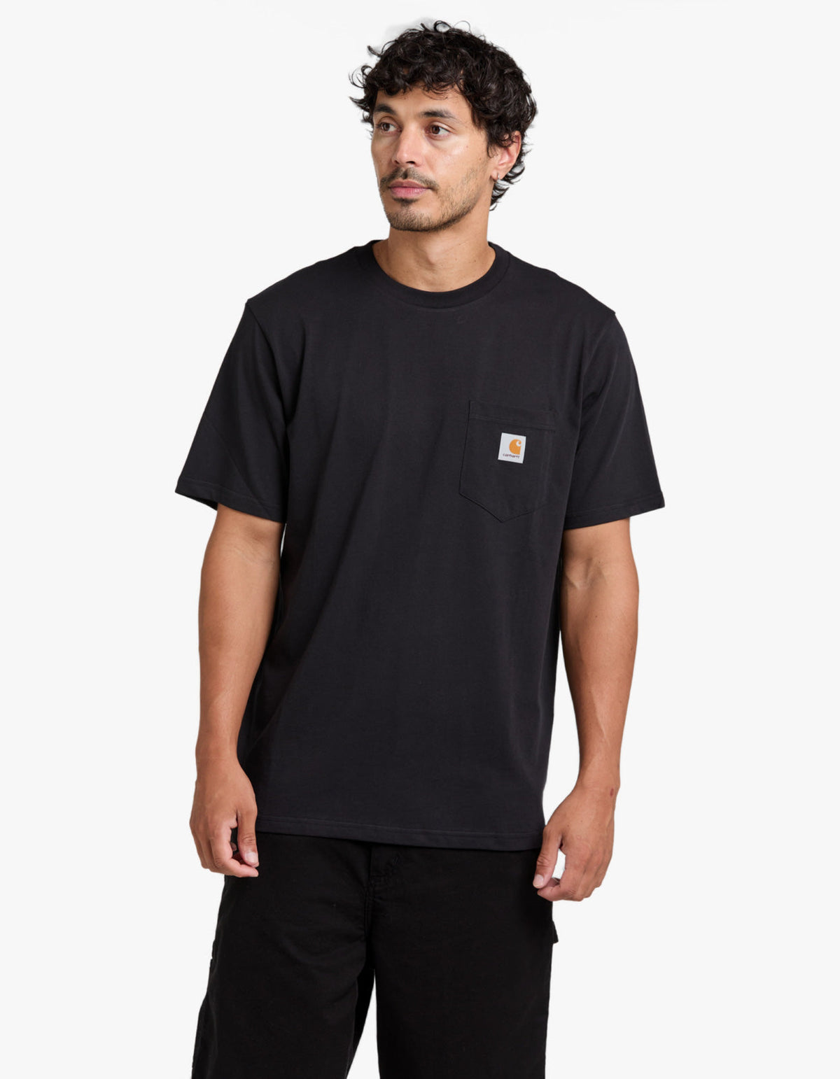 S/S Pocket T Shirt - Black