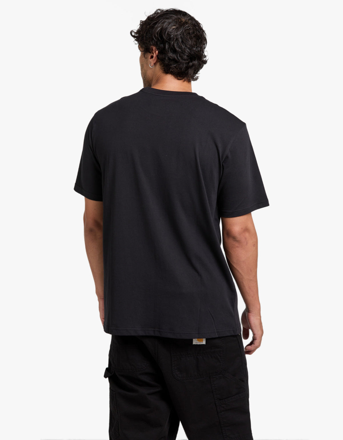S/S Pocket T Shirt - Black