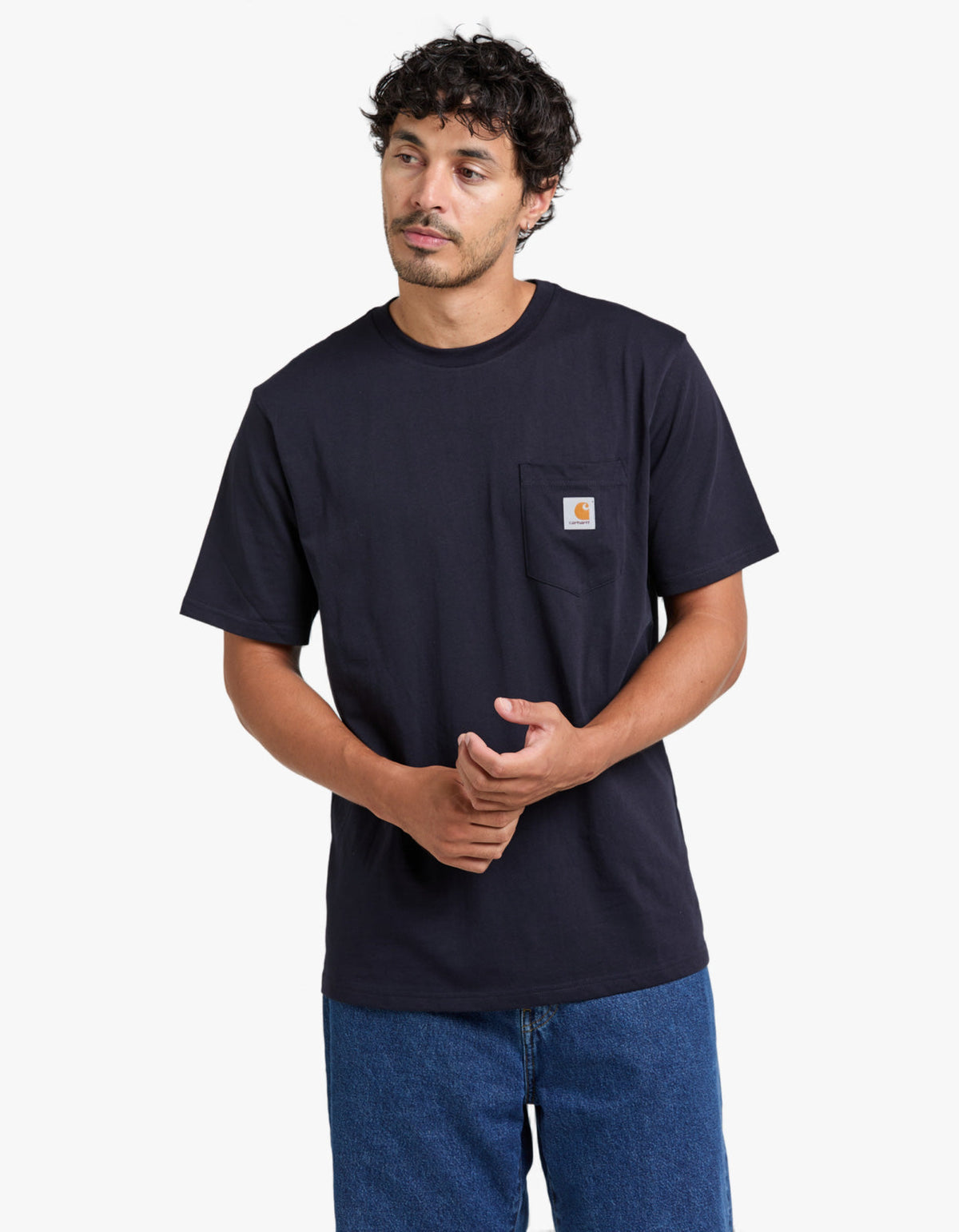 S/S Pocket T Shirt - Dark Navy