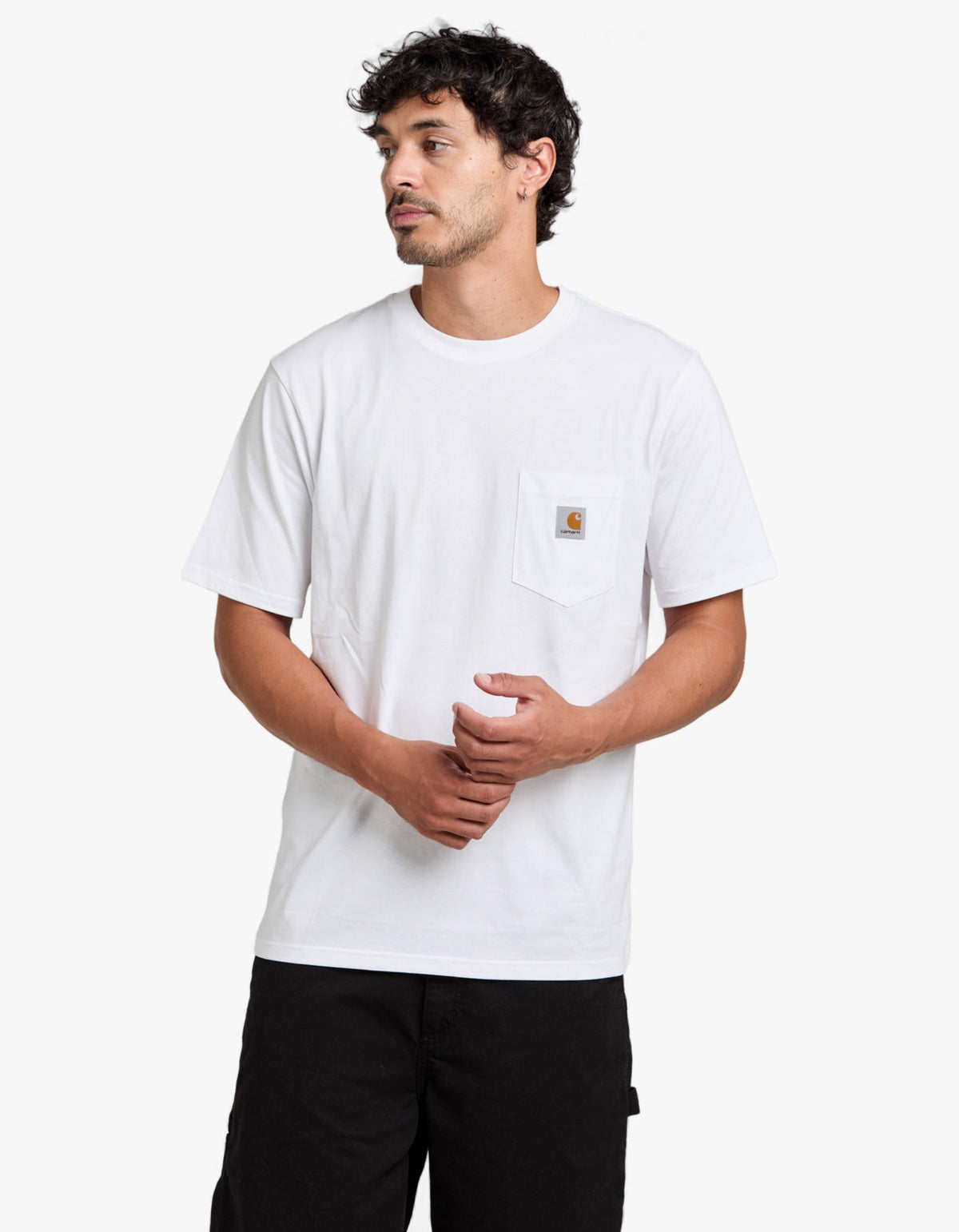 S/S Pocket T Shirt - White