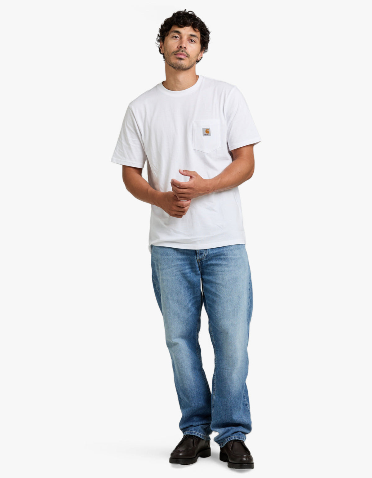 Marlow Pant - Blue (Worn Bleached)