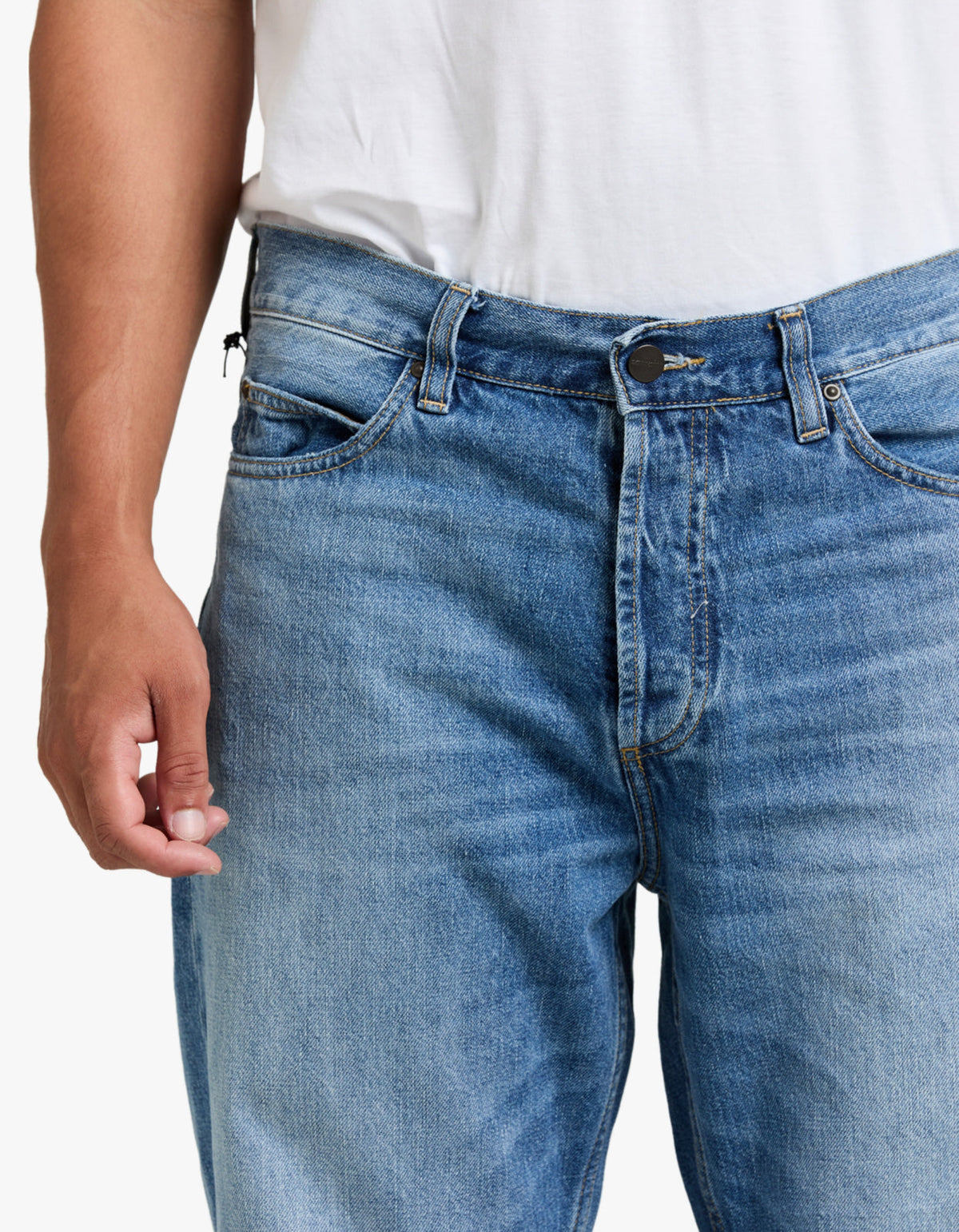 Marlow Pant - Blue (Worn Bleached)