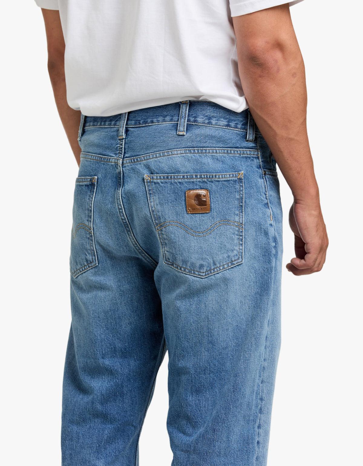 Marlow Pant - Blue (Worn Bleached)