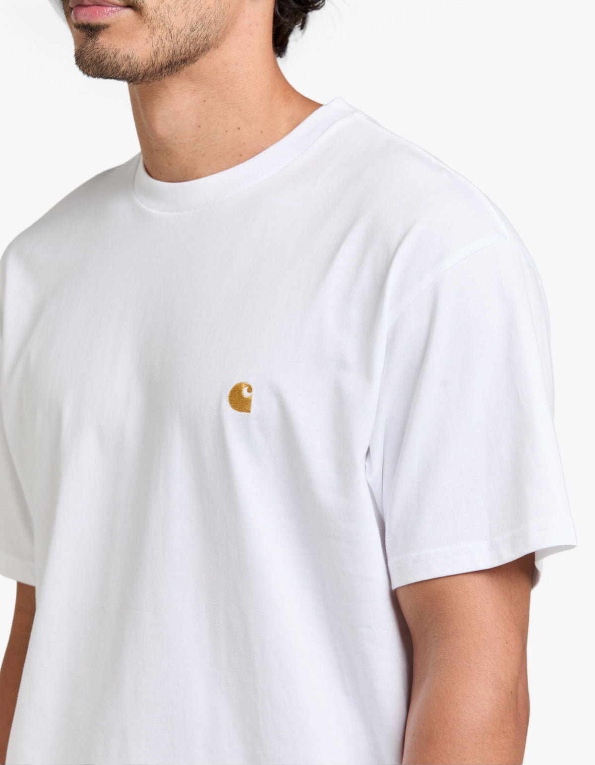 S/S Chase T Shirt - White/Gold