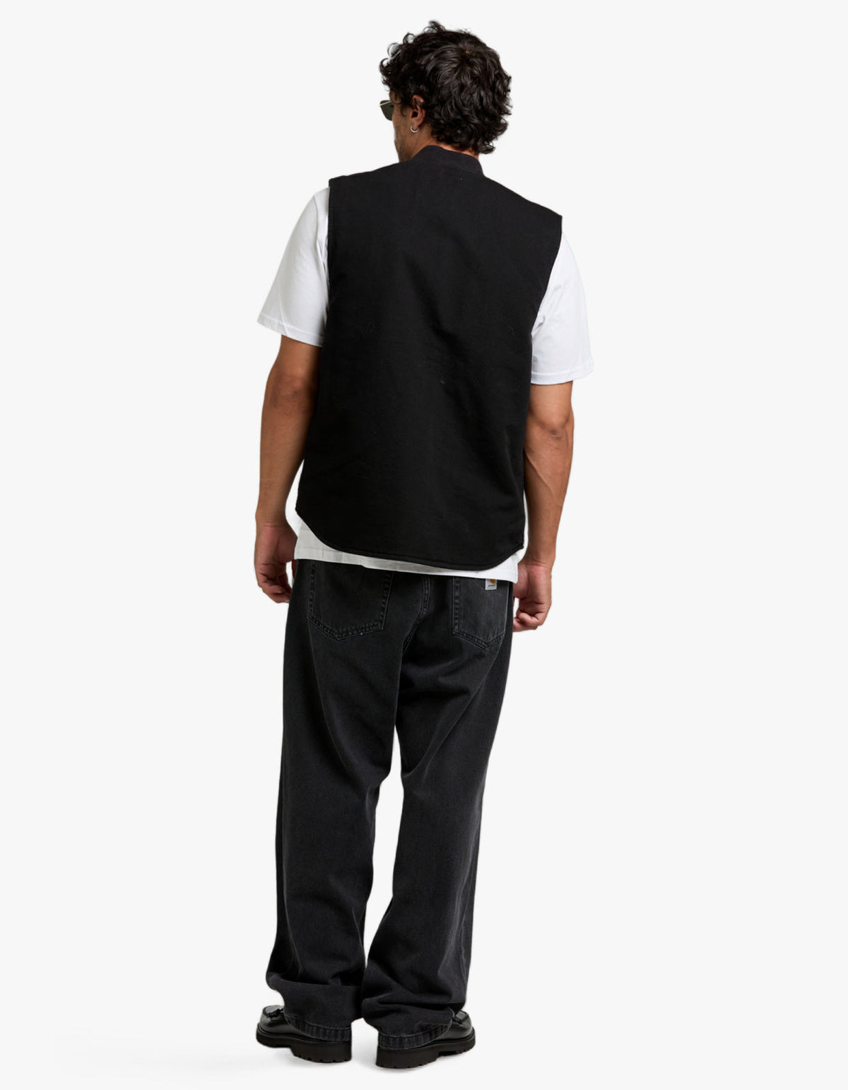 Classic Vest - Black Rinsed