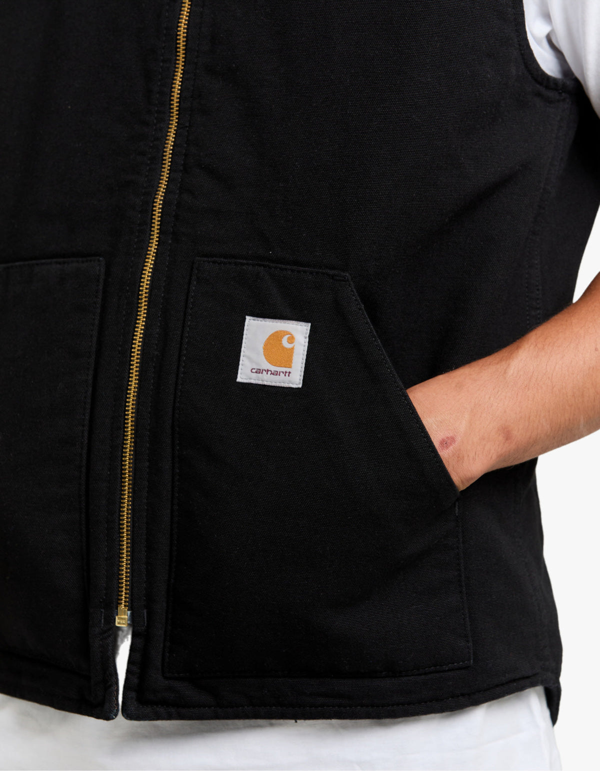 Classic Vest - Black Rinsed