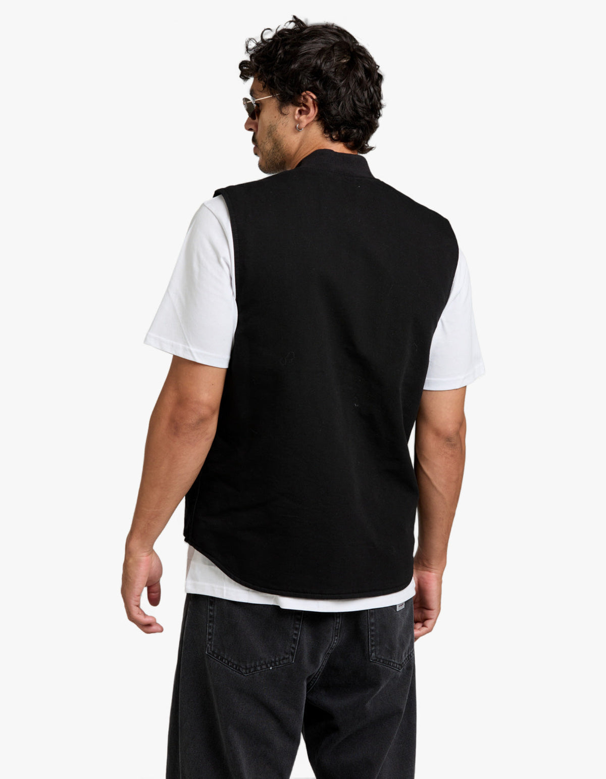 Classic Vest - Black Rinsed