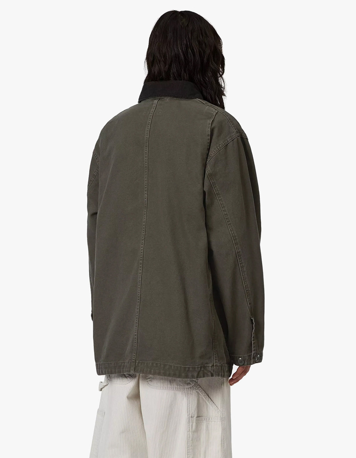 Prescott Coat - Oxide Green/Black (Garment Dyed)