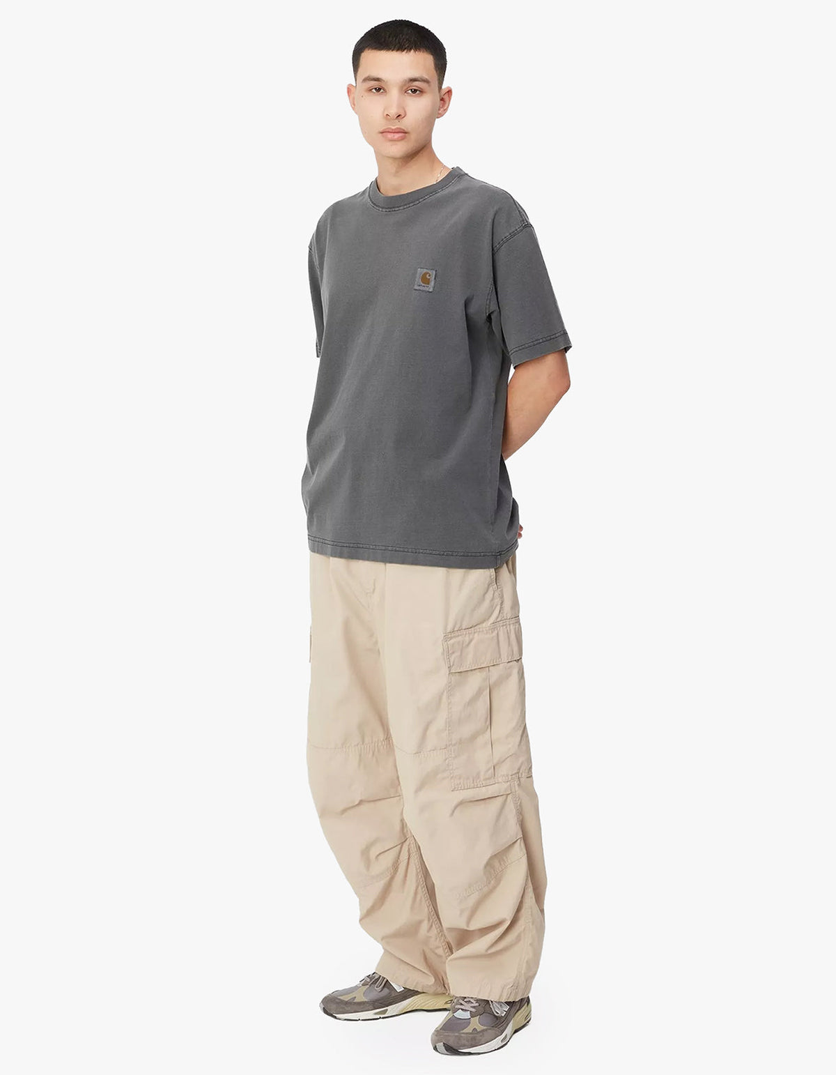 S/S Nelson T Shirt - Black (Garment Dyed)