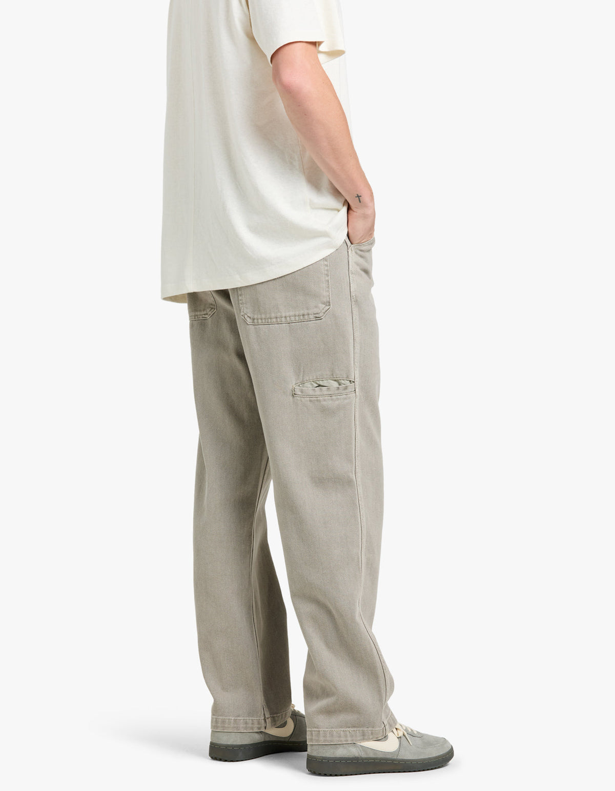 Mens Drill Work Pant - Vintage Smoke