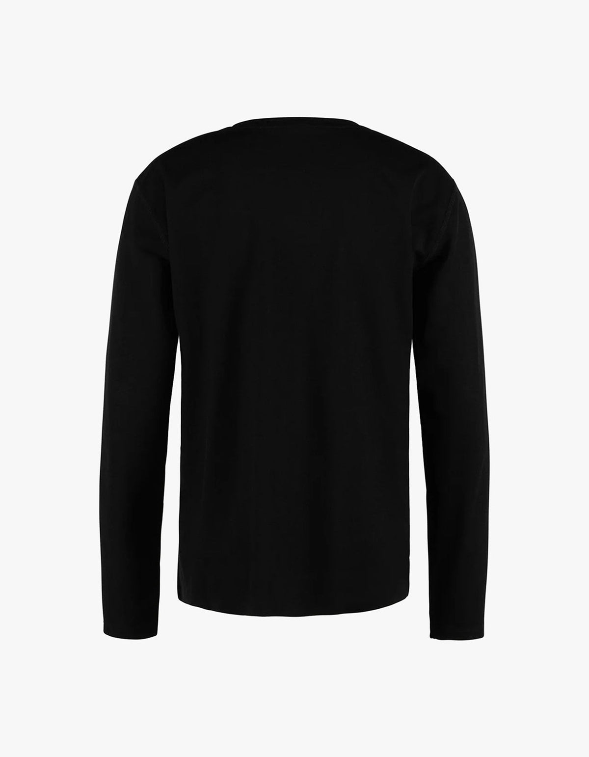 Quick-Dry Boxy Long Sleeve Tee - Black