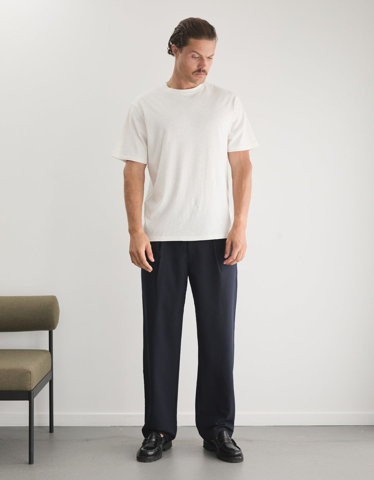Brera Slub Tee - White