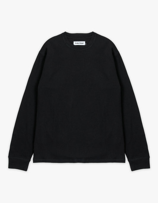Prescott Waffle - Black
