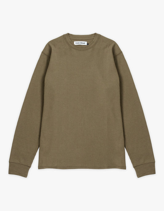 Prescott Waffle - Khaki