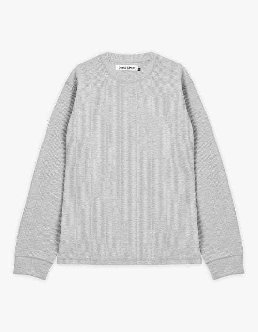 Prescott Waffle - Grey Marle