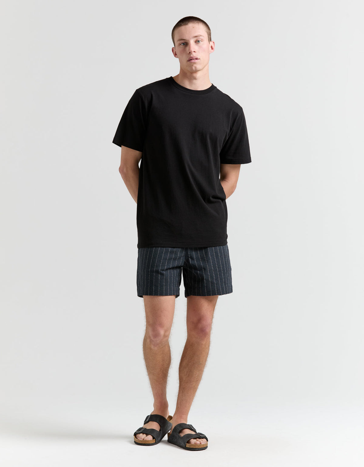Mojo Walkshort - Petrol Stripe