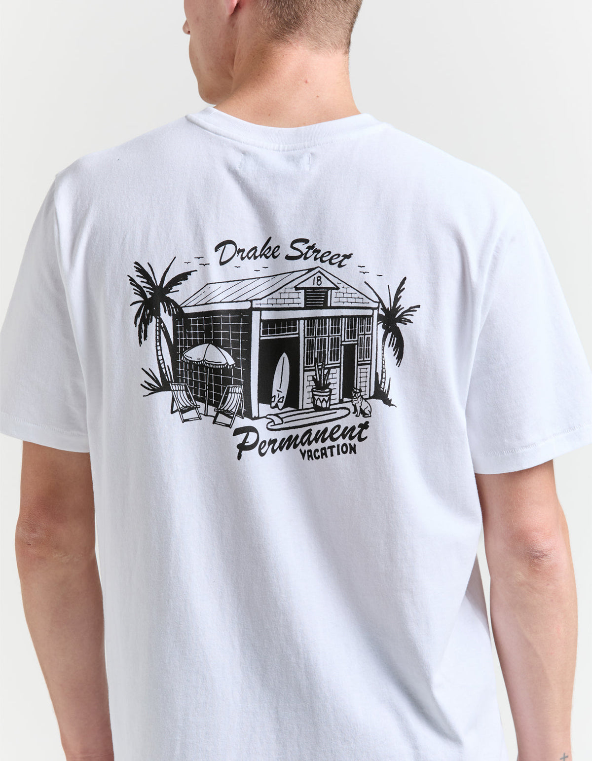 Permanent Vacation Tee - White