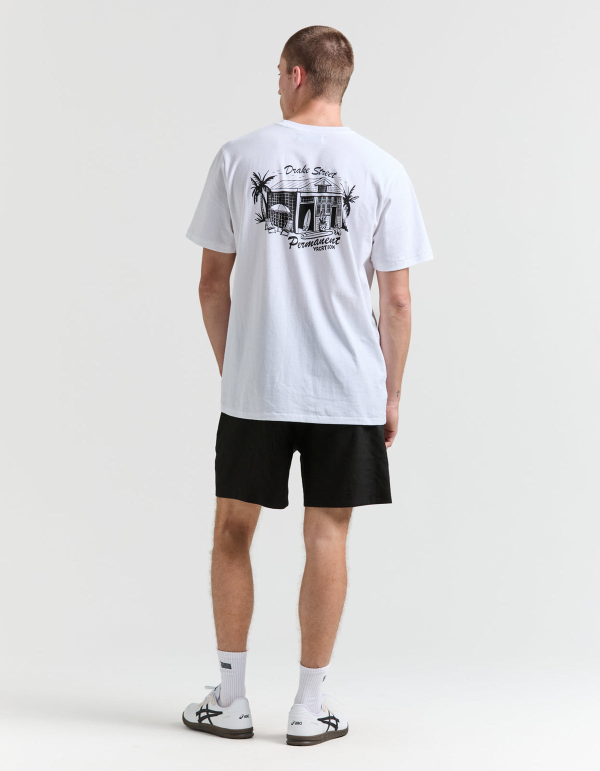 Permanent Vacation Tee - White