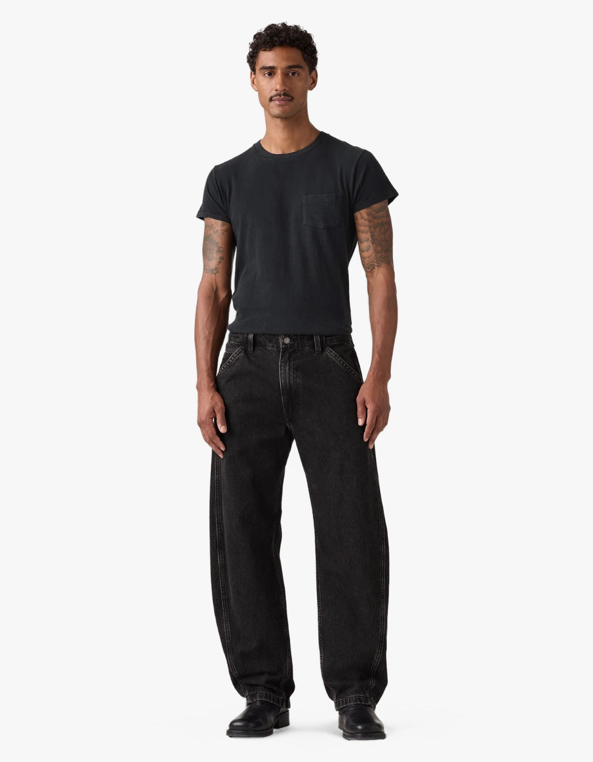 Baggy Barrel Jean - Forget Me Nots