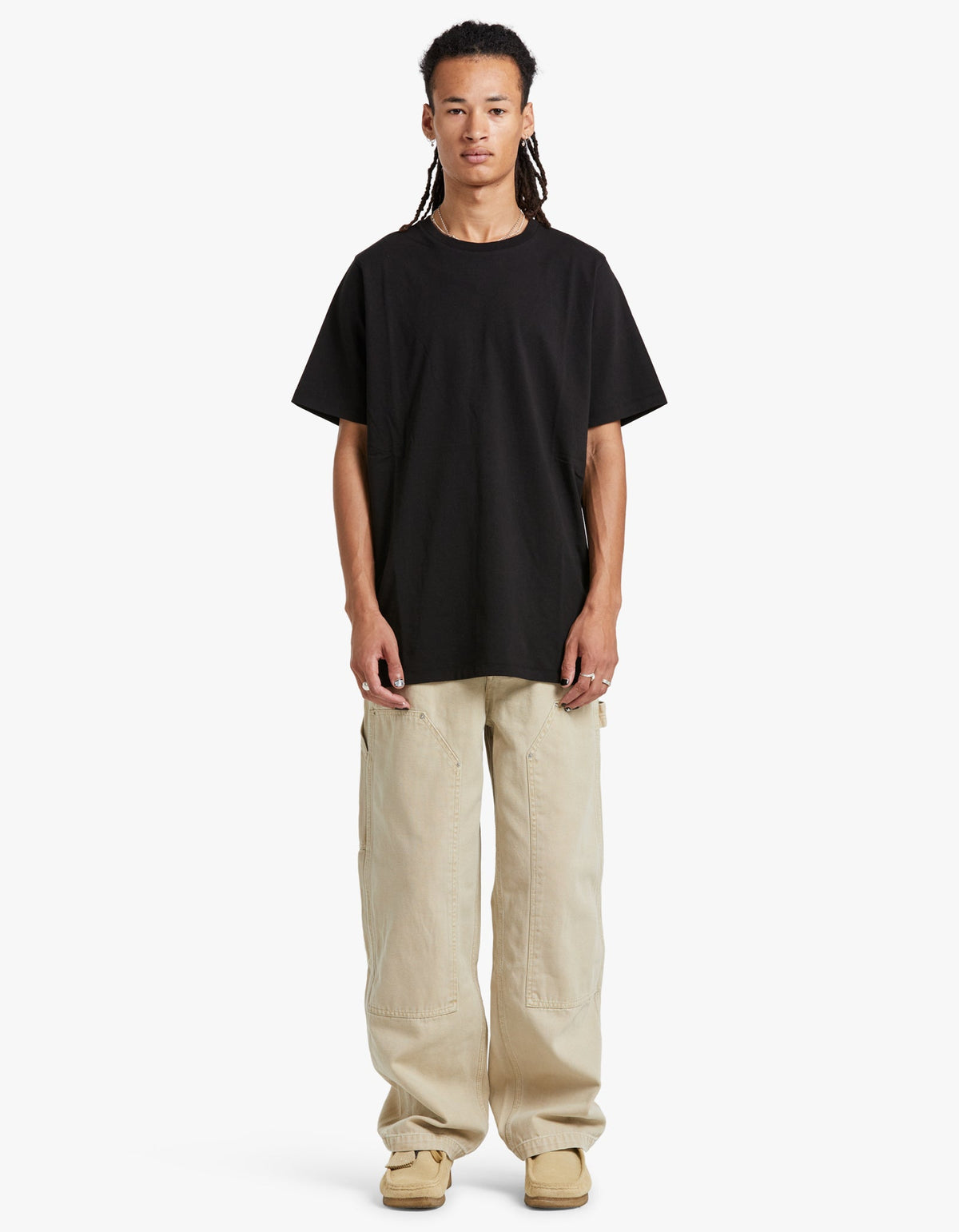 Double Knee Carpenter Pant - Used Natural