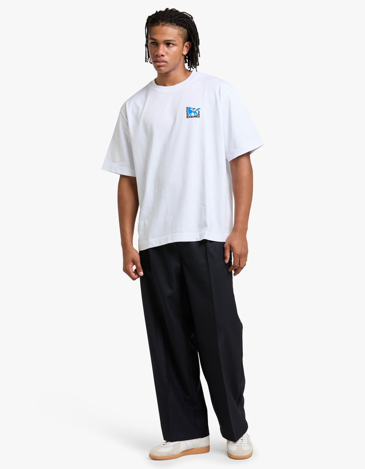 Gallery Fox Oversize Tee Shirt - White