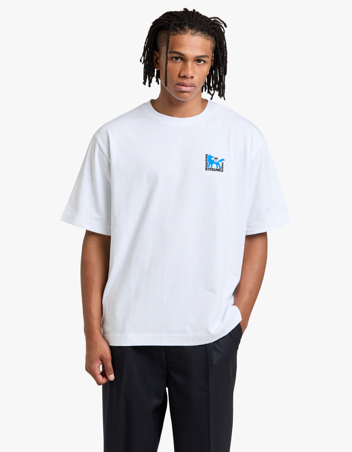 Gallery Fox Oversize Tee Shirt - White