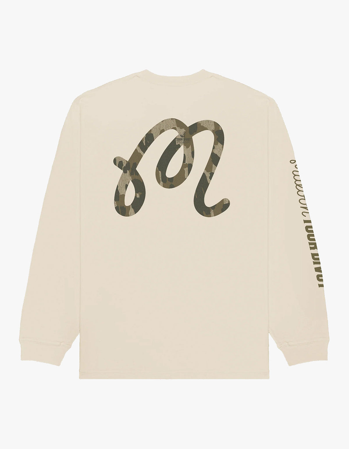 Gorse Tour Divot Camo L/S Tee - Clay