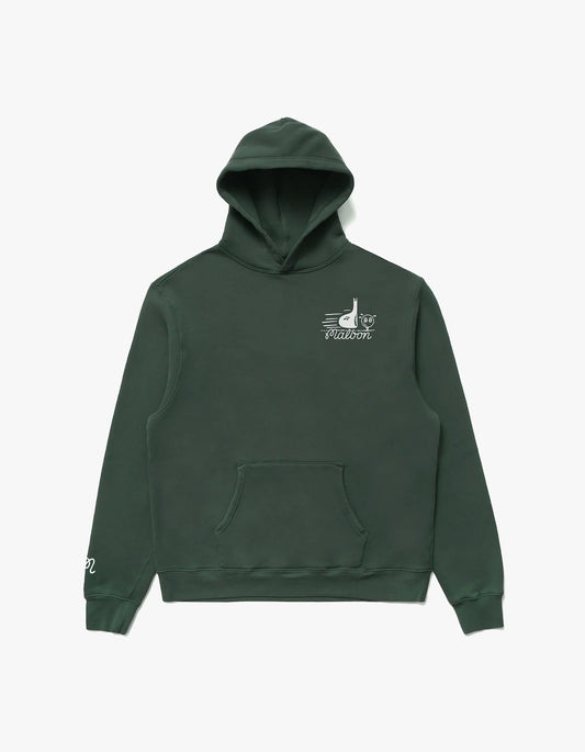 Follow Thru Hoodie - Malbon Green