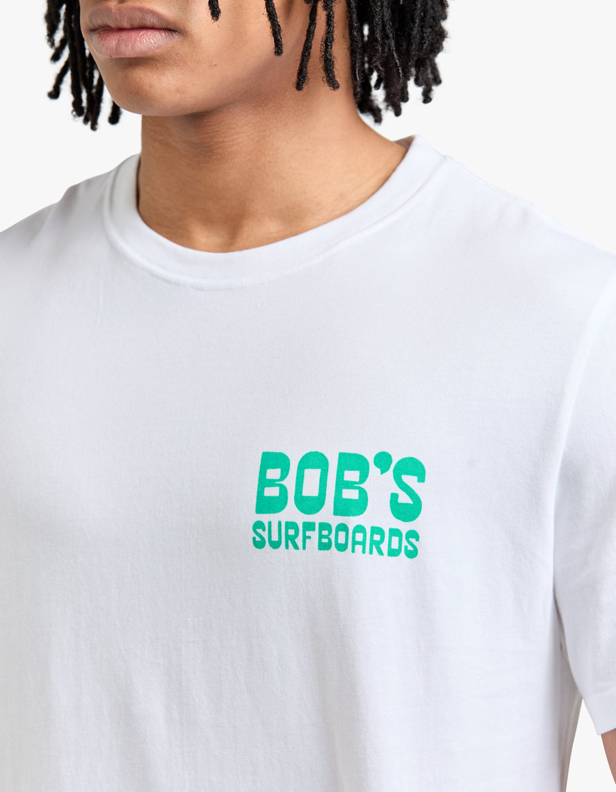 Pinched Rails Tee - White