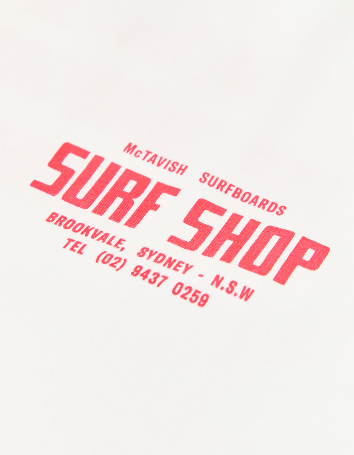 Brookvale Surf Shop Tee - White