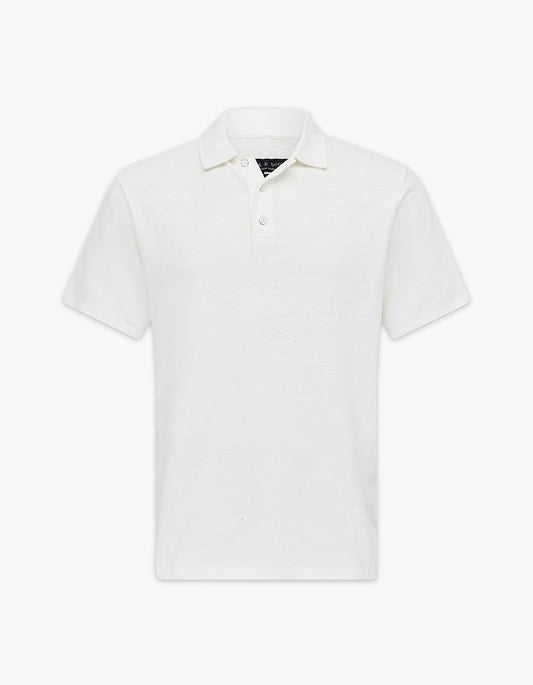Classic Flame Polo - White