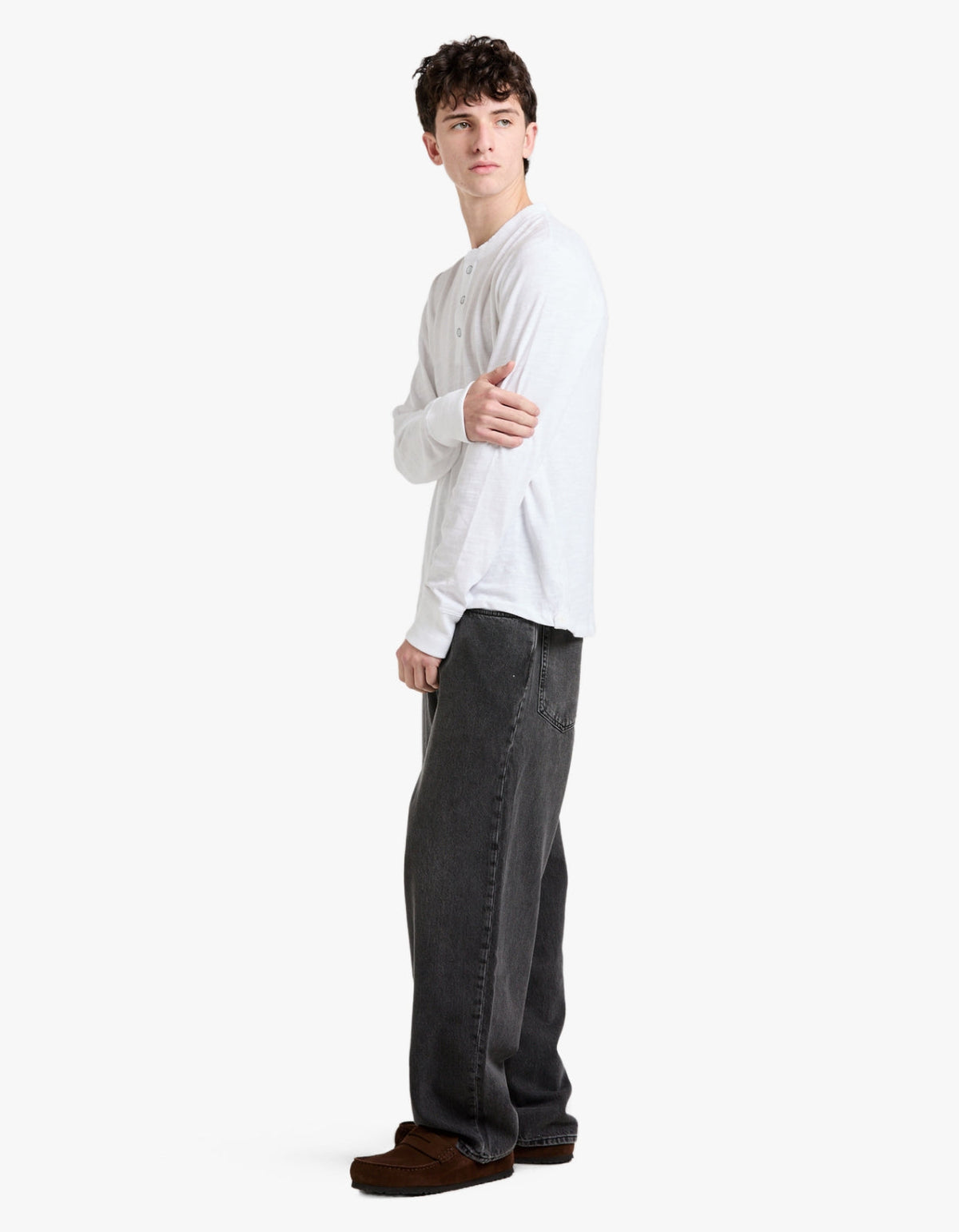 Classic Henley - White