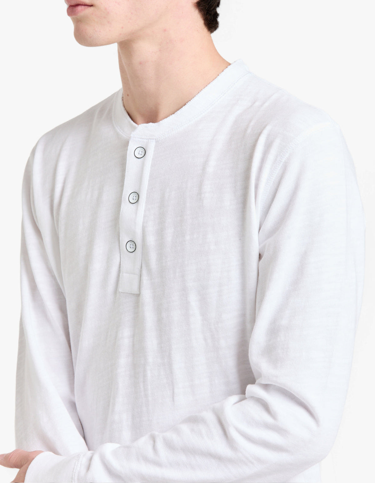 Classic Henley - White