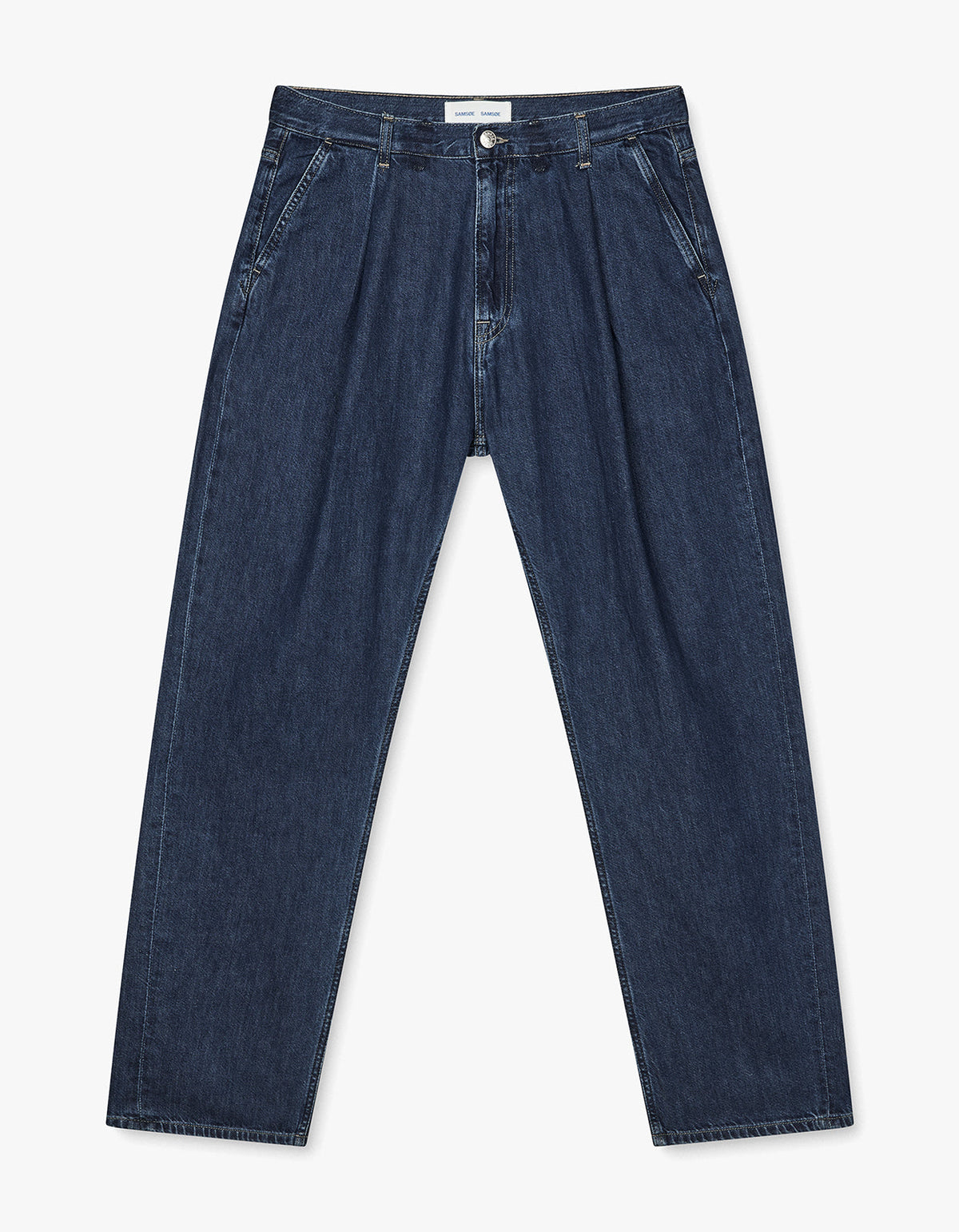 Saroger Pleat Jeans 16014 - Washed Soft Denim