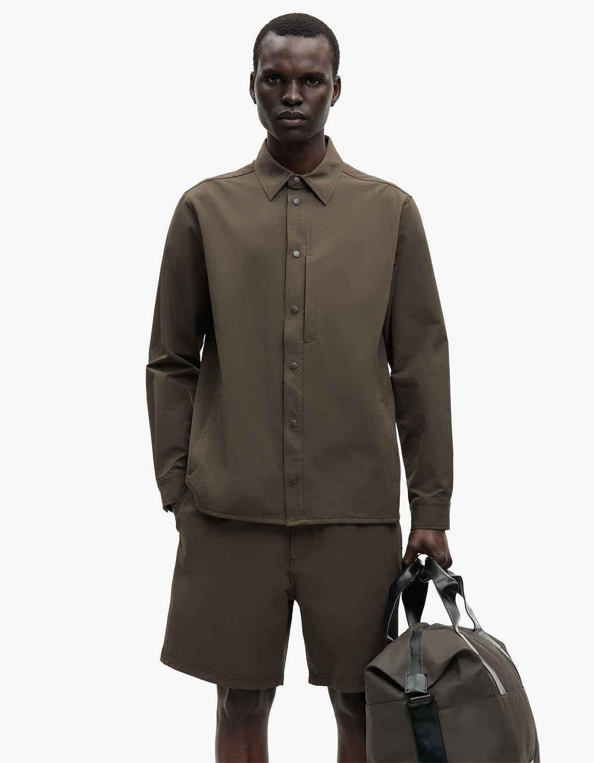 Sadamon X Overshirt 15913 - Black Olive