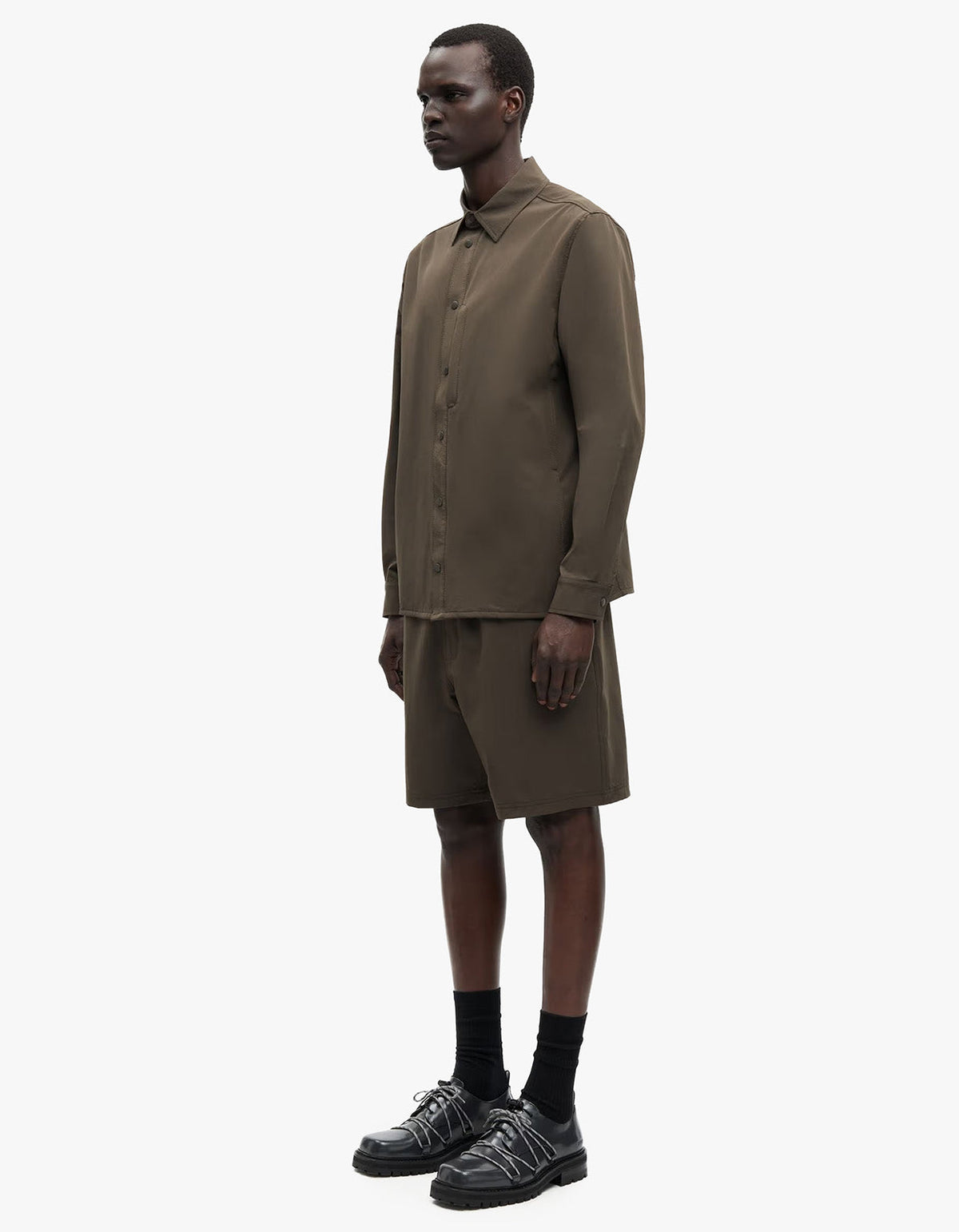 Sadamon X Overshirt 15913 - Black Olive