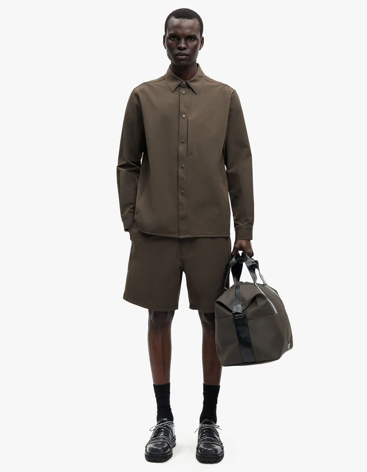Sadamon X Overshirt 15913 - Black Olive