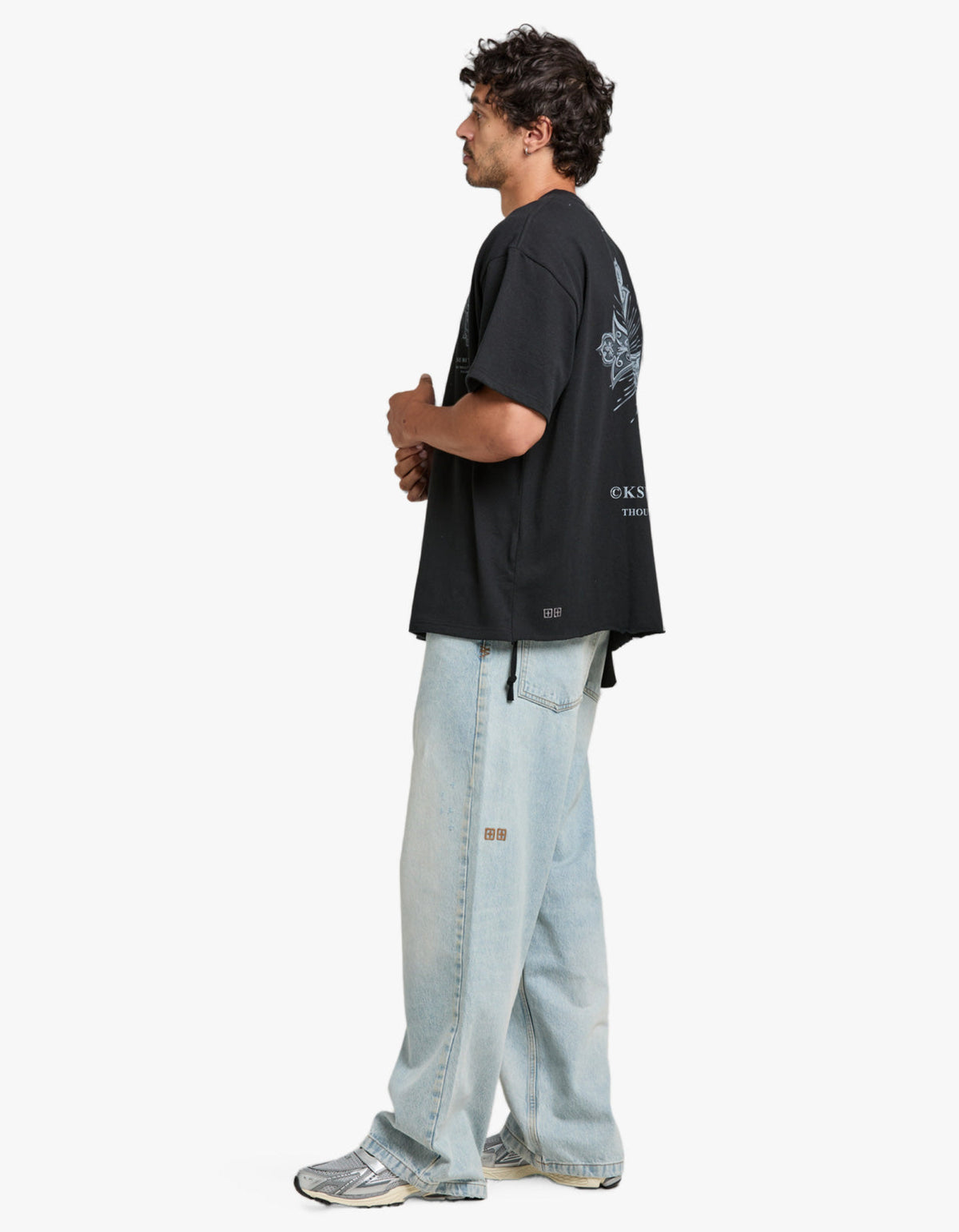 False Idols Ekcess S/S Tee - Jet Black